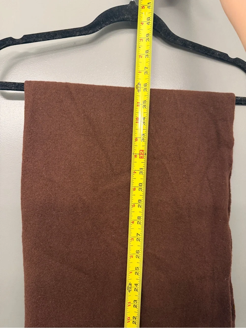 Acne Studios Brown Virgin Wool Fringe Throw